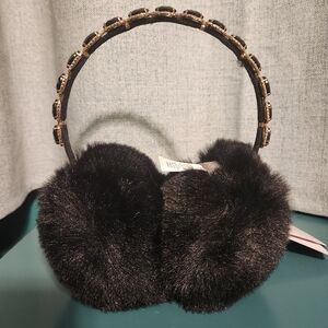 Vince Camuto faux fur earmuffs